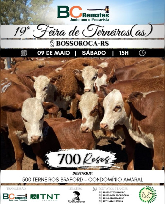 19ª Feira de Terneiros, Terneiras e Vaquilhonas
