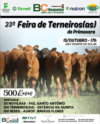 Feira de Terneiros(as) de Primavera