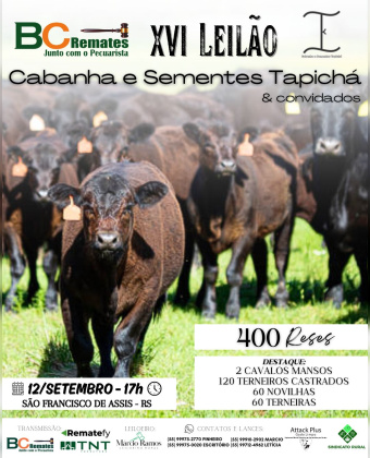 XVI Leilão Cabanha e Sementes Tapicha