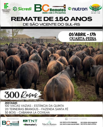 Remate 150 anos de São Vicente do Sul
