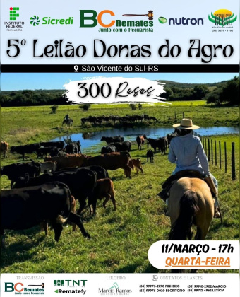 5º Leilão Donas do Agro