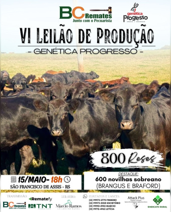 VI Leilão de Produção - Genética Progresso